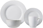 Amazon Basics 16-Piece Porcelain Dinnerware Set, Microwave and Dishwasher Safe, Service for 4, Plates, Bowls and Mugs, White - Image 5