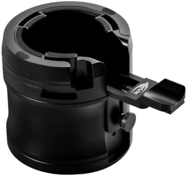 IKAPE Portafilter Holder, Fully Adjustable Espresso Tamping Station and Portafilter Stand for 51/54/58mm Portafilters, Rotary Diameter Ring, Height and Handle Support, Aluminum Alloy, Non-Slip Base by IKAPE