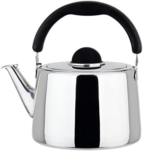 Stovetop Teapot For Home And Restaurant Stainless Steel Whistling Tea Kettle Stove Top, Pot(6L) by Unknown