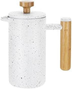 HASMI Coffee Kettle French Double Stainless Steel French Press Pot Filter Insulation Home Hand Brew Coffee Pot Milk Frother Coffee Maker (Color : White, Size : 1000ml), Dingzhebo2022 by Unknown