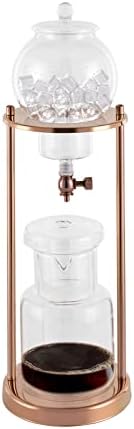 Cold Brew Drip Coffee Maker, 600ml/20.29oz Iced Coffee Brewer Machine Dripper Pot with Measuring Spoon and Stainless Steel Filter for Home Office Coffee Shop by Uphilltool
