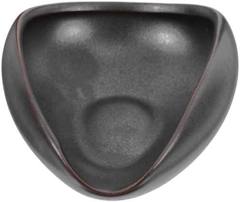 Tea Vessel Ceramic Coffee Bean Dosing Cup Coffee Bean Weight Tray Container Coffee Bean Measuring Cup Spoon Flower Loose Tea Scoop Coffee Bar Organizer Chinese Tea Ceremony Accessories (Matt Black) - Image 5