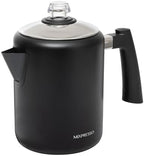 Mixpresso 5-8 Cup Coffee Percolator Stovetop, Stainless Steel Coffee Pot by Mixpresso
