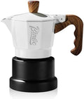 Bincoo Three Valve Espresso Maker Stovetop,Camping Moka Pot 2 Cup/120ML,Stove Top Espresso Italian Coffee Maker by Bincoo