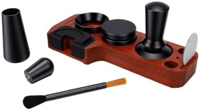 51mm Prep Station, 30lb Tamping Set, Sapele Wood - Image 5