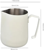 Stainless Steel Milk Frothing Pitcher with Pointed Spout, 450ml/15oz - Image 2