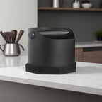 Small Espresso Knock Box, 25.36 oz / 750 mL Matte Black Stainless Steel Coffee Waste Bin, Anti-Slip Base, Easy-Clean Grounds Disposal Container, Compact Choice for Home Barista Use - Image 4