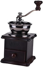 Manual Coffee Bean Hand Vintage Style Burr Mill Grinder by PRETYZOOM