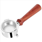 51mm Bottomless Portafilter 3 Ears, Compatible with CASABREWS CM5418, 3700 Essential and 5418Pro Espresso Machine, Naked Portafilter with 304 Stainless Steel Filter Basket & Puck Screen by Unknown