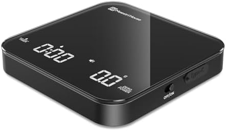 Maestri House Mini Coffee Scale with Timer, USB-C Rechargeable Espresso Scale+ Espresso Measuring Cup - Image 2