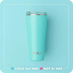 Swig Life 32oz Insulated Tumbler, Travel Coffee Tumbler with Lid, Cup Holder Friendly Travel Coffee Mug, Stainless Steel, 32 oz, Reusable Insulated Mug with Lid (Easy Tiger) - Image 3