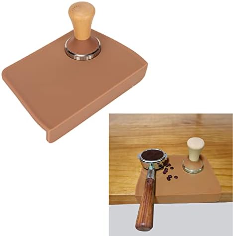 Silicone Coffee Tamp Mat with Tamper, Durable Non Slip, Premium for Espresso Machine Barista and Home Use (58mm / 2.28in Tamper) - Image 3