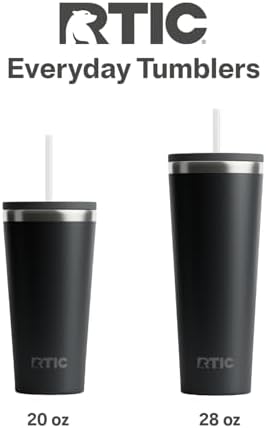 RTIC 28oz Everyday Tumbler, Insulated, Ceramic Lined, Lavender Glitter - Image 7