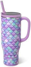 Swig Life 30oz Leakproof To-Go Tumbler with Handle, Mermaid by SwigLife