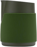 Normcore Handleless Milk Frothing Jug, Milk Pitcher 20.3 oz, Milk Frother Steamer Cup Stainless Steel Espresso Cup, Round Spout, Green, 600 ml - Image 4