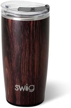 Swig Life 22oz Triple Highball Tumbler with Lid, Bourbon Barrel by SwigLife