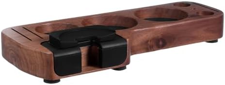 Wooden Espresso Tamping Station Holder for Tamper and Distributor 51-58mm by GANAZONOEnjoyYourLife