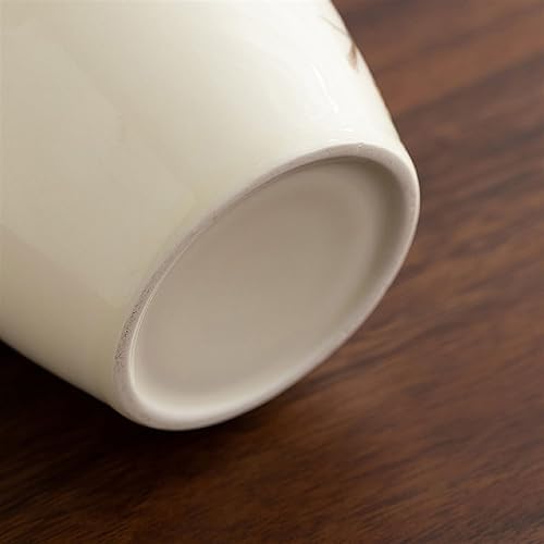 Tea Tins Home Decor Crafts Loose Leaf Tea Storage Jar Ceramic Tea Box Guest Vintage Chinese Sugar Jar Tea Storage Container (Size : L) - Image 6