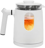 0.8L/27oz Electric Tea Kettle with Tea Infuser 360 ° Shaped White Glass Hot Tea Maker With Temperature Control& Anti-dry burn protection Hot Water Boiler for Coffee&Tea Automatic Shut Off - Image 5
