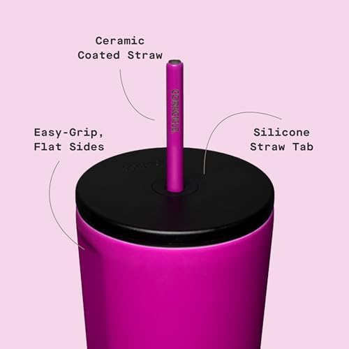 Corkcicle Cold Cup 24 oz Triple Insulated, Berry Punch - Image 4