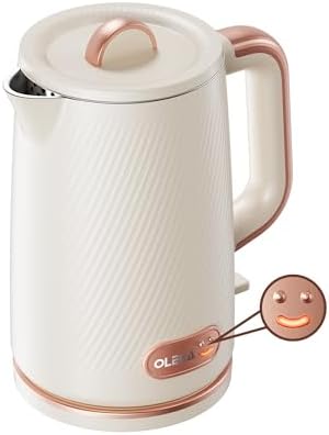 OLEGA Electric Tea Kettle: 1200W Fast Boil Electric Water Kettles 1.5L by OLEGA