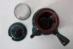 Mino ware Japanese Pottery Teapot Kyusu Aurora Ever Green with Infuser made in Japan (Japan Import) SYK005 (Ever Green) - Image 7