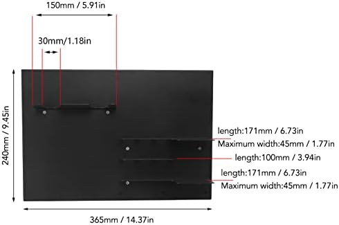 Coffee Portafilter Holder Neat Storage and Easy Installation for Cafe (Black) - Image 3