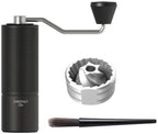 Featured Chestnut C2 Manual Coffee Grinder,Stainless Steel Conical Burr,Capacity 25g,Burr size 38mm，Portable manual grinder (black) by BULEA