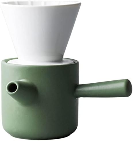 Pour Over Coffee Machine Coffee Dripper Brewer Portable Drip Filter Coffee Maker Set for Home Cafe (Green) by Backbayia