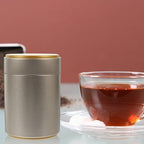 6pcs Large Airtight Tea Tin Canisters with Lid, round Metal Food Storage Containers for Loose Leaf Tea, Kitchen Pantry Sealed Jars for Coffee and Sugar - Image 6