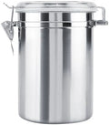 Cocoarm Stainless Steel Coffee Canister, Container Vacuum Sealed Storage Jar with Airtight Clamp Lid for Sugar Tea Bean (Extra Large 57L 13.1 X 14.4 X 18.5in) by Cocoarm