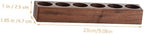 Glass Coffee Bean Storage Tube Set with Wooden Stand and Threaded Lids - Image 7