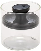 シービージャパン(CB JAPAN) CBJAPAN Storage Container, Heat Resistant Glass Canister, 13.5 fl oz (400 ml), Can Deflate Excess Air for Storage, Heat Resistant Glass Canister, S Size Atomico by Unknown