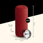 Fellow Carter Move Ceramic Lined Travel Mug 16 oz - Leak-Proof Lid - Image 3