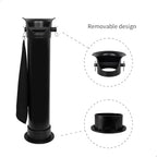 watchget Commercial Espresso Knock Box - Floor Standing Coffee Ground Bin with Removable Bar, Non-Slip Base, Heavy-Duty Barista Dump Bin Includes 30 Garbage Bags, Black - Image 5
