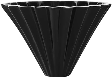 Ceramic Coffee Filter Cup Handmade Origami Flower Shape Funnel Drip Cafe Cake Home Barista Accessories Tools(Blue) - Image 6