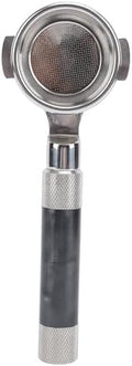 54mm Bottomless Portafilter, Fits 54mm Machines Stainless Steel with Filter Basket Espresso Machine Accessories Replacement Parts (Black) by Tyenaza