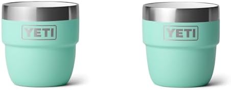 YETI Rambler 4 oz Stackable Cup, Stainless Steel, Vacuum Insulated Espresso/Coffee Cup, 2 Pack by YETI
