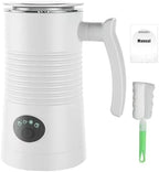 Electric Milk Frother Automatic Warm Cold Foam Maker Large Capacity Low Noise Dishwasher Safe Easy to Clean Coffee Hot Chocolate Maker Machine White White US Plug - Image 6