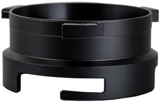 Coffee Dosing Ring 51MM 54MM Dosing Funnel Compatible with Delonghi EC9355/9665 Breville 870/878 Coffee Machine Barista Tool Coffeeware(51mm-Black) by Unknown