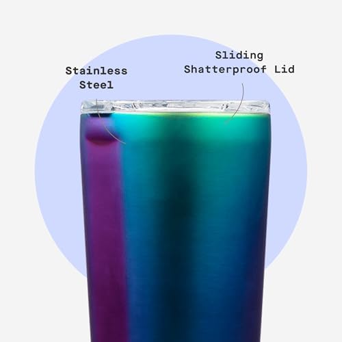 Corkcicle Insulated Tumbler with Sliding Lid, 24 oz, Dragonfly - Image 5