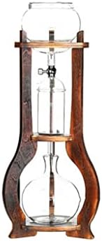 JITEM Cafetera Glass Ice Cold Dripper Coffee and Tea Maker Manual Dripper Brewer Maker with Filter Adjustable Water Flow Tabletop Coffee Maker for Coffee or Tea by Unknown