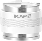 IKAPE Coffee Products, 53mm Coffee Distributor & Hand Tamper, Adjustable Depth Espresso Distributor Fits All 53mm Espresso Portafilter, Compatible with 54MM Breville Bottomless Portafilter (White) by IKAPE