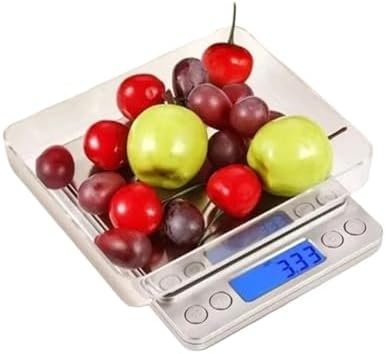 Electronic Scale, Digital Kitchen Scale Mini Pocket Stainless Steel Precision Jewelry Electronic Balance Weight Gold Gram 0.1/3000g Weigh Scales,for Meal Prep, Baking and Cooking(3000g 0.1g USB) - Image 5