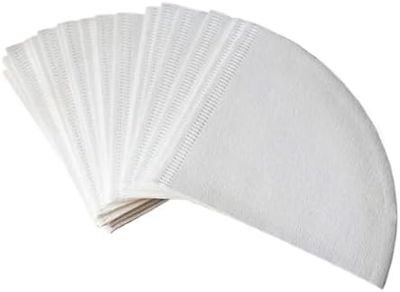 V Coffee Filter Paper Count Disposable Coffer Filters Natural Cone V-Shaped Unbleached Filter for v&60 Coffee Dripper(S：V01 white 100pcs) by Unknown