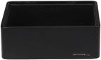 Normcore Compact Storage Box - Compatible Compact Tamping Station - Genuine American Black Oak Wooden Espresso Accessory Organizer - Built-In Knock Box - Patented Modular Design - Image 2