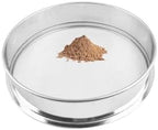 Stainless Steel Test Sieve Multiple Mesh Sizes (0.003-12.5mm) 15-40cm Diameter Silver(Mesh 0.003mm) by Unknown