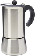 IBILI Indubasic Espresso/Coffee Maker for 12 Cups, Stainless Steel, Silver/Black, 23 x 17 x 13 cm by IBILI