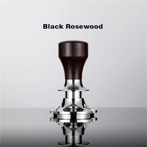 51.6mm Elasticity Adjustable With Scale Lines Stainless Steel Coffee Tamper，Compatible For La Pavoni，replacement Espresso Accessory(Olive wood) - Image 3