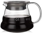 Coffee Press Coffee Pot 350ml 600ml 800ml Glass Coffee Dripper Insulated Handle Pots(550ml) (350ml) by Unknown